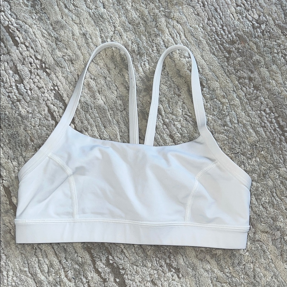 Lululemon White Women's Strappy Bra